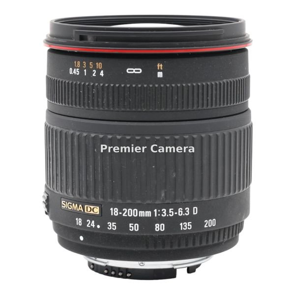 SIGMA AF 18-200mm F3.5-6.3 DC (ニコン用/モーター非内蔵)