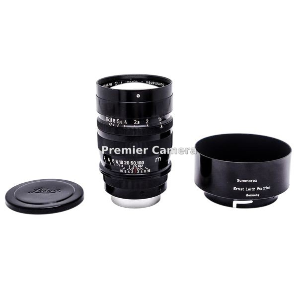 Leica Summarex-L (ズマレックス) 85mm F1.5 (レンズフード付) ブラック [11025]