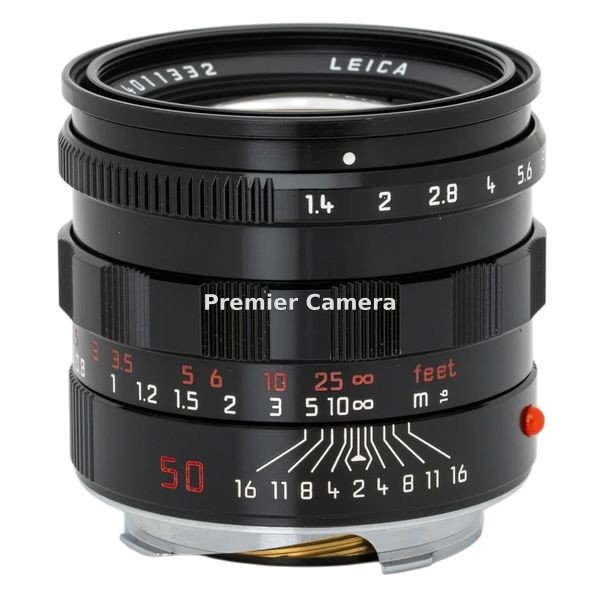 Leica Summilux-M (ズミルックス) 50mm F1.4 フード組込 ブラックペイント E46 [11623]