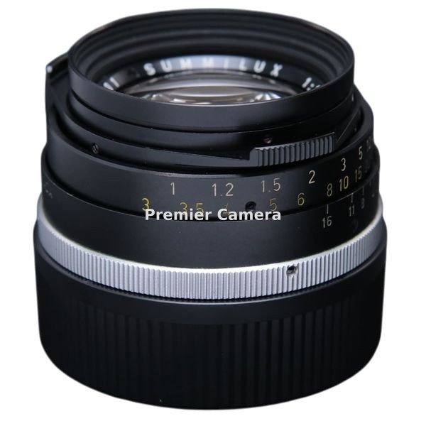 Leica Summilux-M (ズミルックス) 35mm F1.4 2nd (第2世代) ストッパー (シルバー) 付 (フィルター径無し) [11870]