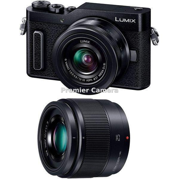 Panasonic LUMIX GF90 ダブルレンズキット 12-32mm + 25mm ブラック [DC-GF90W-K]