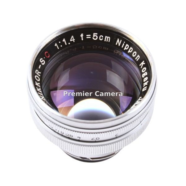 Nikon Nikkor-S.C 5cm F1.4 クローム (Sマウント)