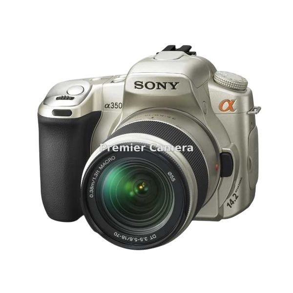 SONY α350 ズームレンズキット (DT 18-70mm) シルキーゴールド [DSLR-A350KD]
