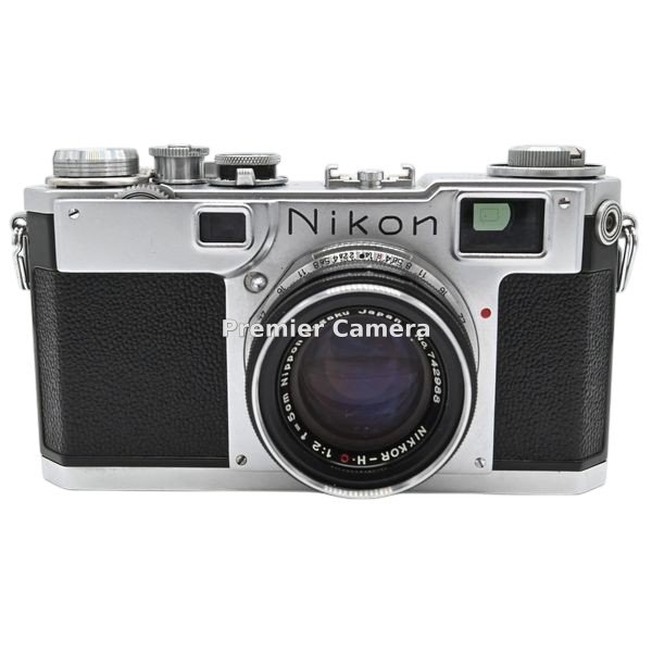 Nikon S2 (後期 黒ダイヤル) クローム レンズキット 50mm F2