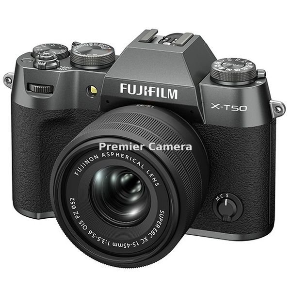 FUJIFILM X-T50 XC 15-45mm レンズキット チャコールシルバー