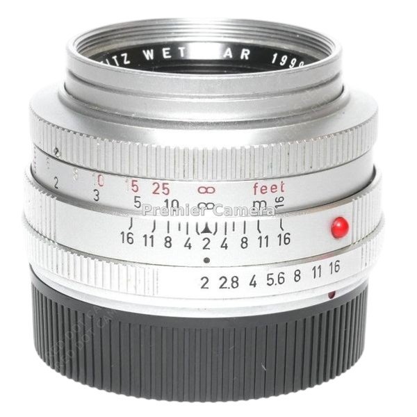 Leica Summicron-R (ズミクロン) 50mm F2 (1-CAM) シルバークローム [11218]