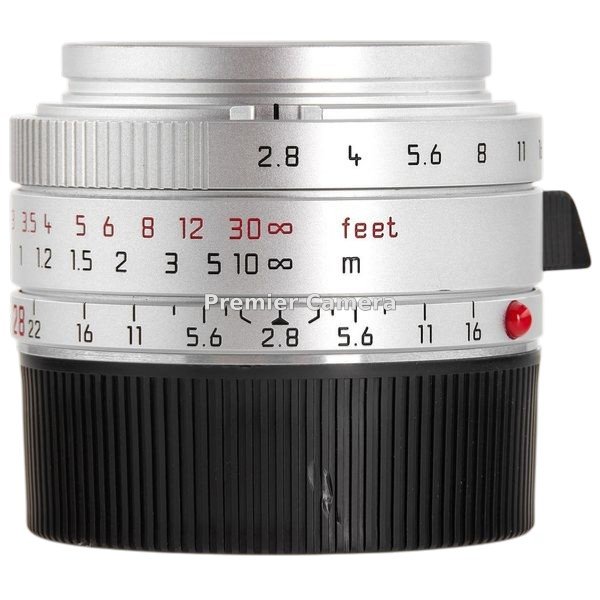 Leica Elmarit-M (エルマリート) 28mm F2.8 ASPH. (フードはめ込み式・6bit) シルバー [11606]