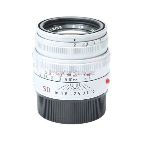 Leica Summicron-M (ズミクロン) 50mm F2 レンズフード組込 (6bit有) シルバー [11816]