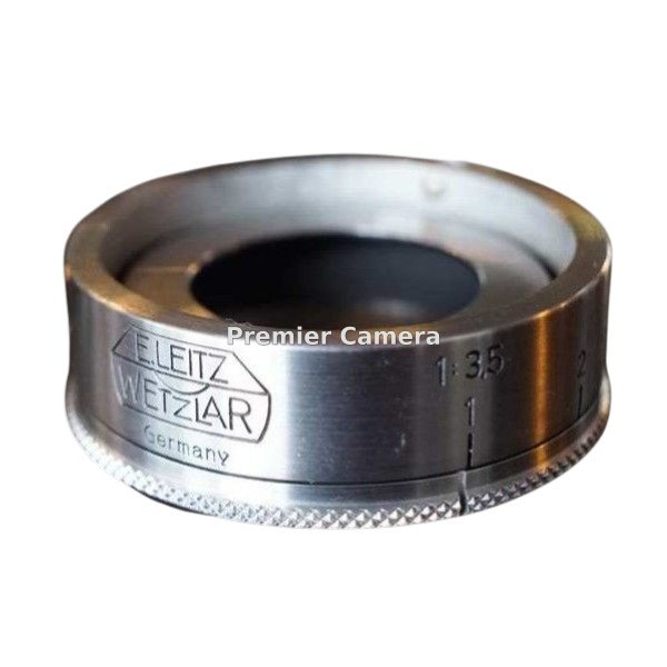 Leica レンズフード VALAU 絞り調整機構付 クローム (Elmar (エルマー) 50mm 用)