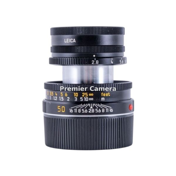 Leica Elmar-M (エルマー) 50mm F2.8 (沈胴式・最短0.7m・6bit有) ブラック [11831]