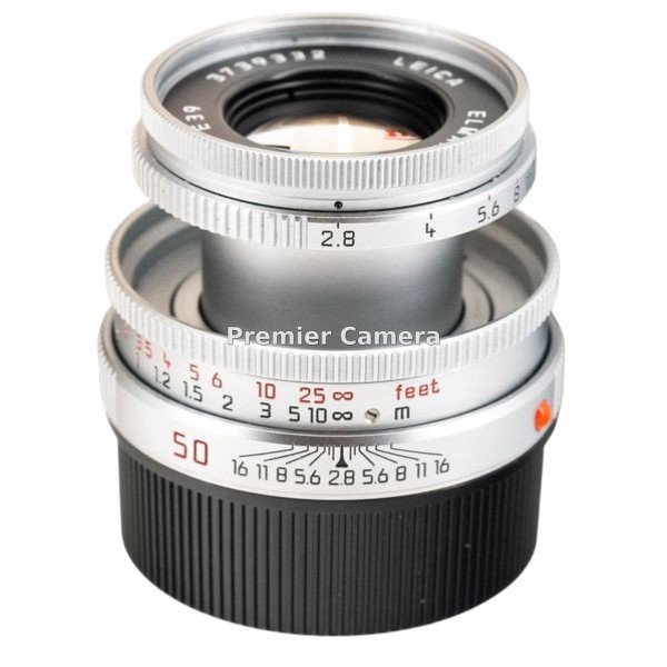 Leica Elmar-M (エルマー) 50mm F2.8 (沈胴式・最短0.7m・6bit有) シルバー [11823]