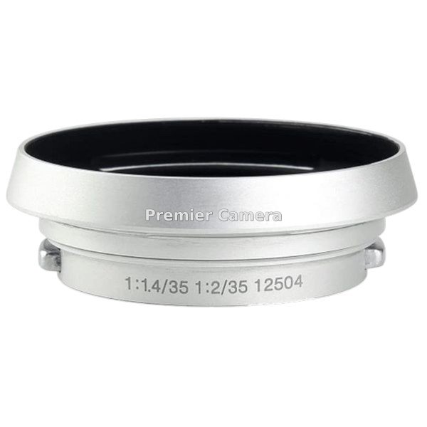 Leica レンズフード [12504] シルバー (M8 ホワイトセット品)