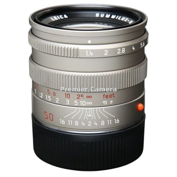 Leica Summilux-M (ズミルックス) 50mm F1.4 フード外付 チタン (M6チタンセット用) [11869/11114]