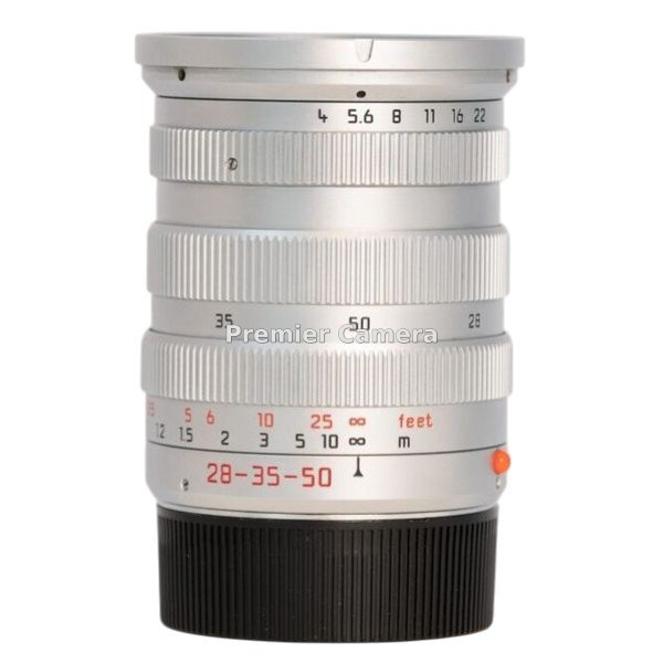 Leica Tri-Elmar-M (トリ・エルマー) 28-35-50mm F4 ASPH (E55) シルバー [11894]