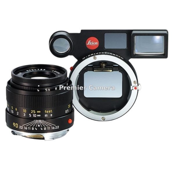Leica Macro-Elmar-M (マクロエルマー) 90mm F4 (6bit無) セット ブラック [11629]