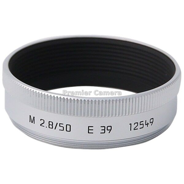 Leica レンズフード シルバー (Elmar-M (エルマー) 50mm F2.8 用) [12549]