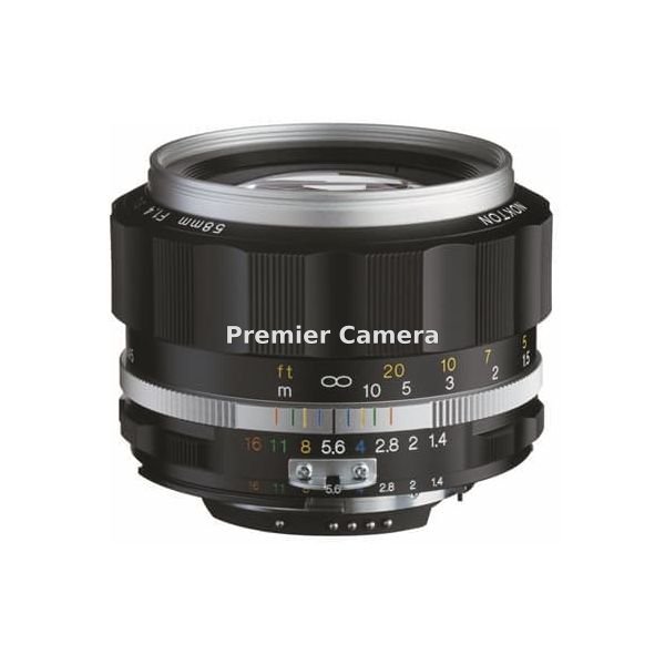 Voigtlander NOKTON 58mm F1.4 SLII S (ニコンF用) シルバーリム