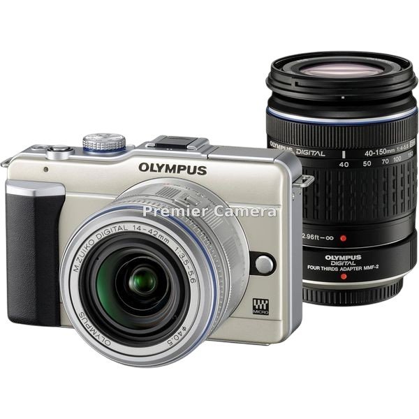 OLYMPUS PEN Lite E-PL1 ダブルズームキット シャンパンゴールド
