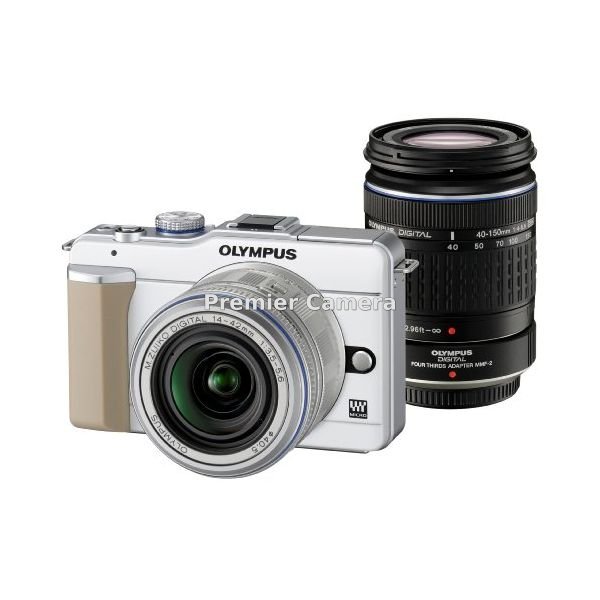 OLYMPUS PEN Lite E-PL1 ダブルズームキット ホワイト