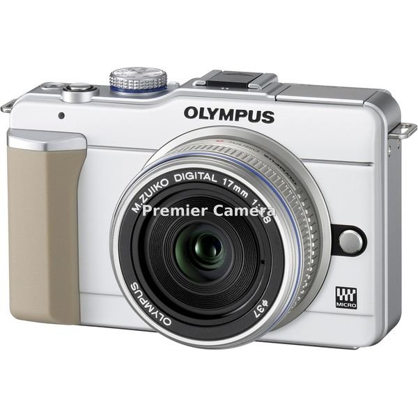 OLYMPUS PEN Lite E-PL1 パンケーキキット 17mm F2.8 ホワイト