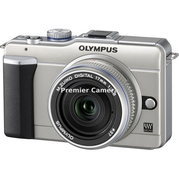OLYMPUS PEN Lite E-PL1 パンケーキキット 17mm F2.8 シャンパンゴールド