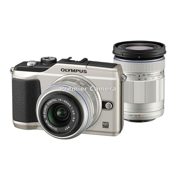 OLYMPUS PEN Lite E-PL2 ダブルズームキット シャンパンゴールド