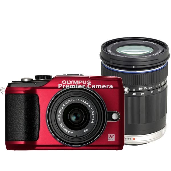 OLYMPUS PEN Lite E-PL2 ダブルズームキット レッド