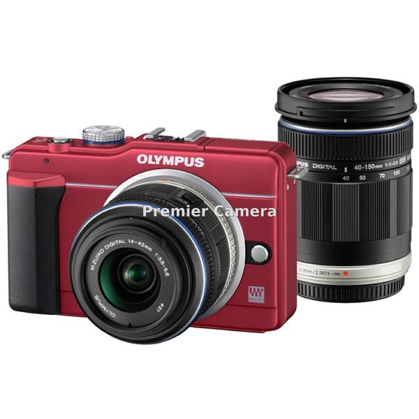 OLYMPUS PEN Lite E-PL1S ダブルズームキット レッド