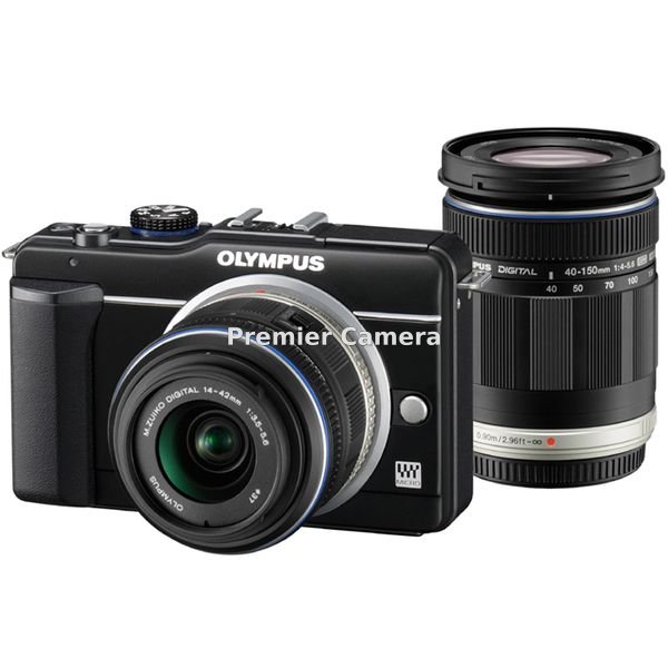 OLYMPUS PEN Lite E-PL1S ダブルズームキット ブラック