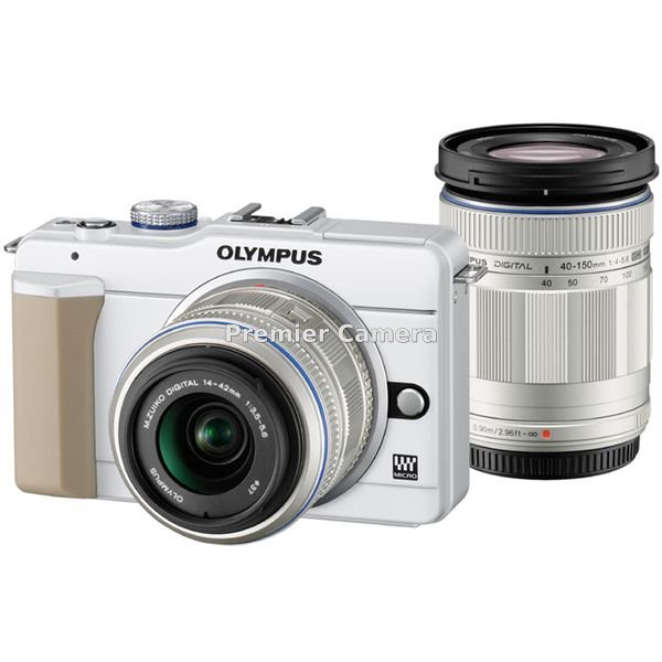 OLYMPUS PEN Lite E-PL1S ダブルズームキット ホワイト