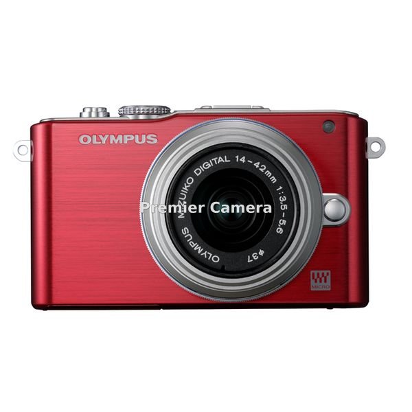 OLYMPUS PEN Lite E-PL3 レンズキット レッド