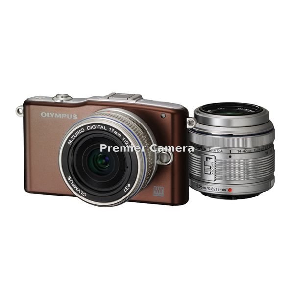 OLYMPUS PEN mini E-PM1 ツインレンズキット ブラウン