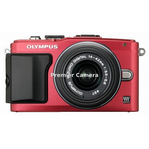OLYMPUS PEN Lite E-PL6 レンズキット レッド