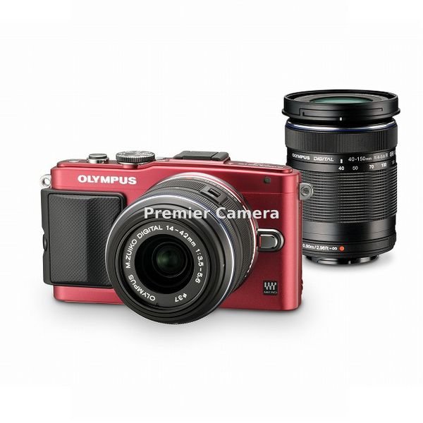 OLYMPUS PEN Lite E-PL6 ダブルズームキット レッド