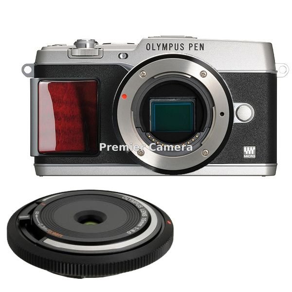 OLYMPUS PEN E-P5 ボディ BCL-1580セット プレミアムモデル シルバー