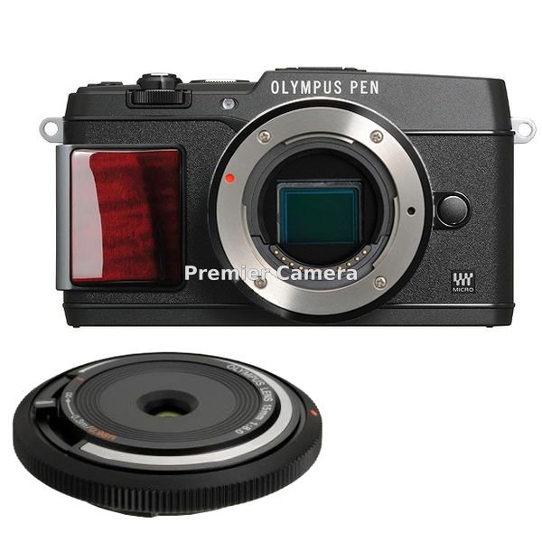 OLYMPUS PEN E-P5 ボディ BCL-1580セット プレミアムモデル ブラック