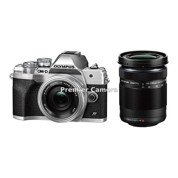 OLYMPUS OM-D E-M10 Mark IV EZダブルズームキット シルバー