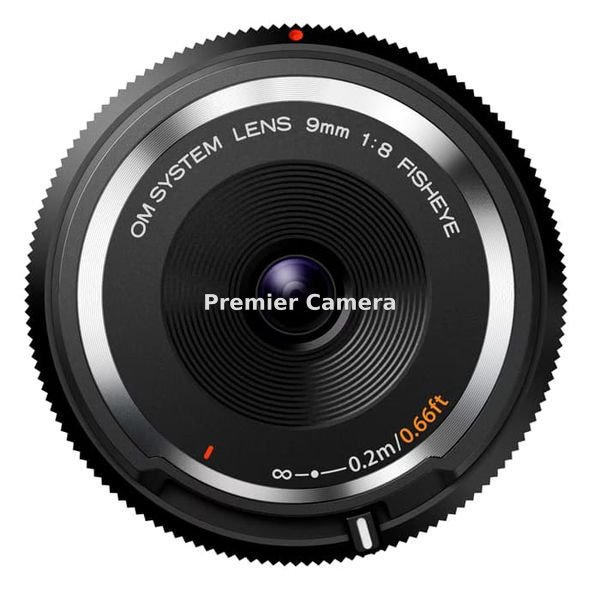 OLYMPUS OM SYSTEM 9mm F8 フィッシュアイボディーキャップレンズ BCL-0980 ブラック