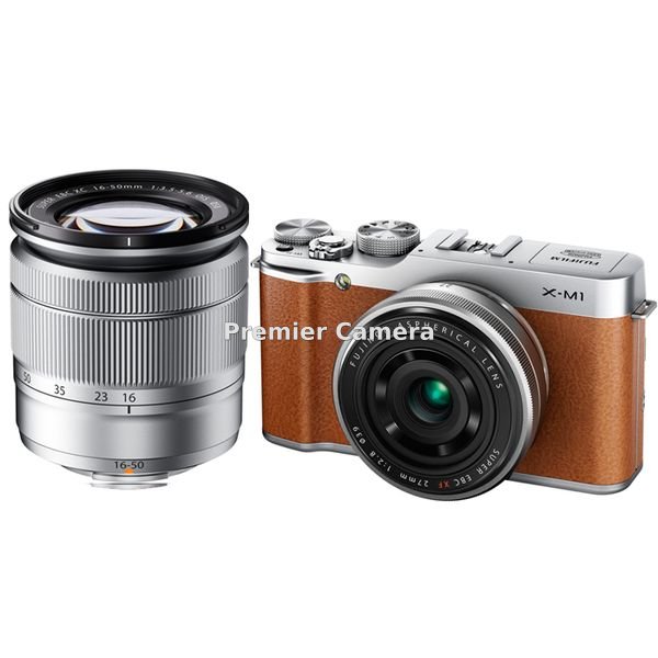 FUJIFILM X-M1 ダブルレンズキット ブラウン