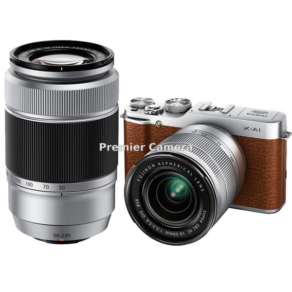 FUJIFILM X-A1 ダブルズームレンズキット ブラウン