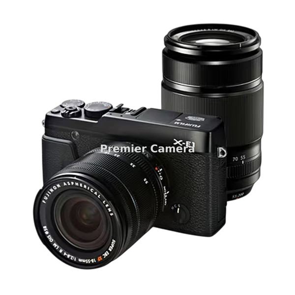 FUJIFILM X-E1 XF 18-55mm + XF 55-200mm ダブルズームレンズキット ブラック