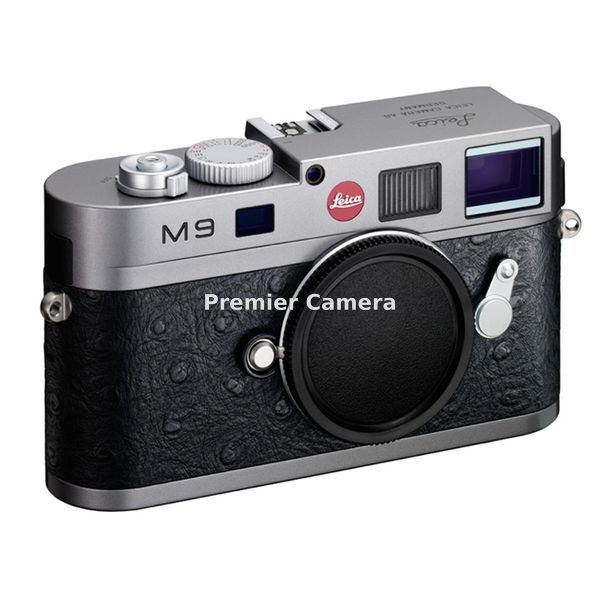Leica M9 スチールグレー オーストリッチ ブラック ボディ ※センサー剥離対策済みでない場合は別途お見積りとなります [10705]