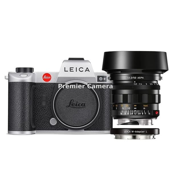 Leica SL2 ノクティルックス M50mm F1.2 ASPH. M/SLアダプターセット シルバー [10618]