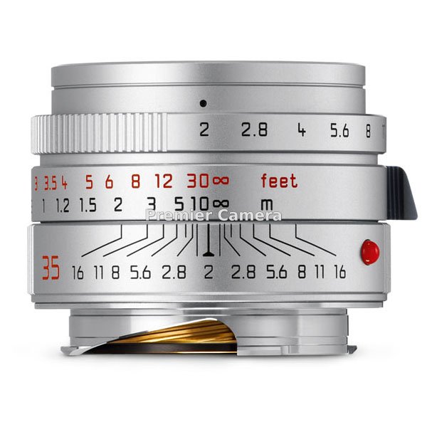 Leica Summicron-M (ズミクロン) 35mm F2 ASPH. シルバー (フードねじ込み式) [11674]