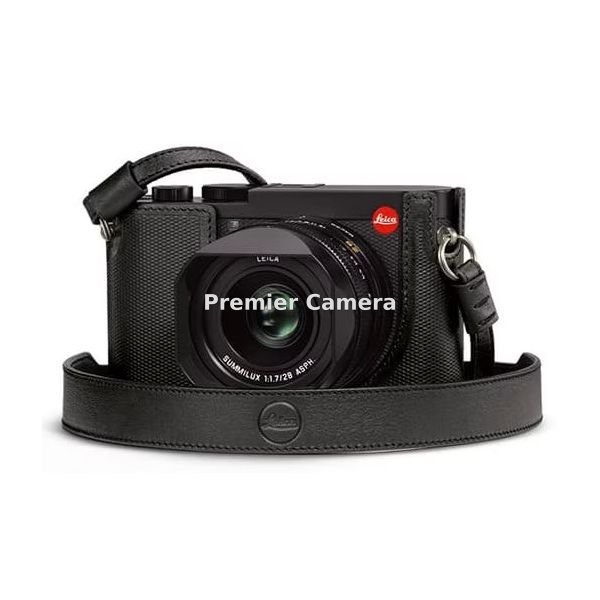 Leica Q2用 レザーストラップ ブラック