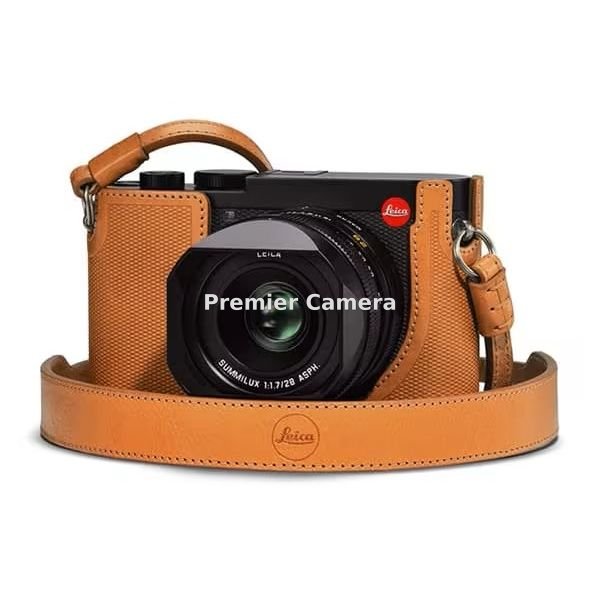 Leica Q2用 レザーストラップ ブラウン