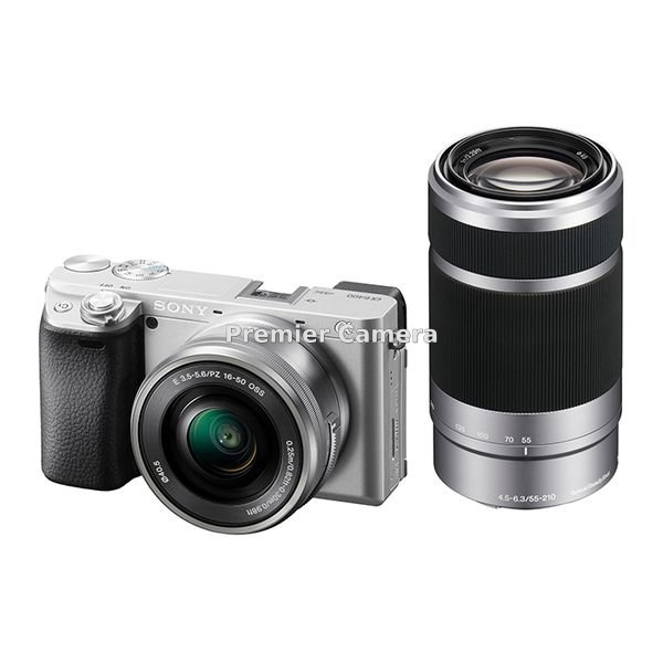 SONY α6400 ダブルズームレンズキット (16-50mm + 55-210mm) シルバー [ILCE-6400Y]
