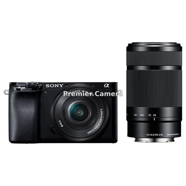 SONY α6100 ダブルズームレンズキット (PZ 16-50mm + E 55-210mm) ブラック [ILCE-6100Y]