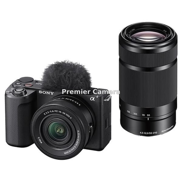 SONY VLOGCAM ZV-E10 II ダブルズームレンズキット (PZ 16-50mm II + E 55-210mm) ブラック [ZV-E10M2X B]