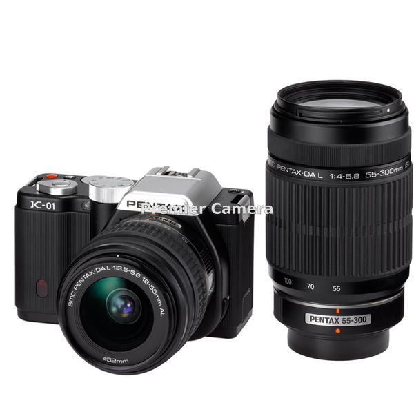 PENTAX K-01 ダブルズームキット ブラック/ブラック